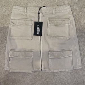 Cargo mini skirt